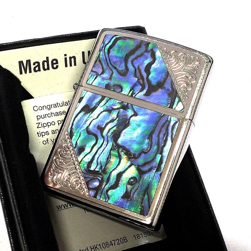 Zippo ジッポー パズル シェル 貝 インレイ 象嵌 ブラック Shell