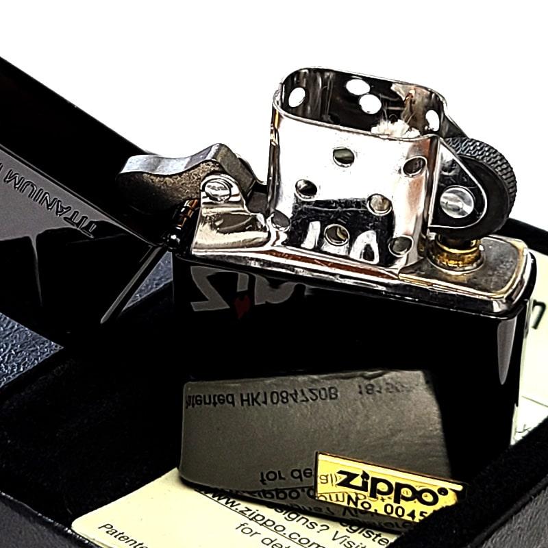 ZIPPO（ジッポー） ブラックチタン ジッポ ライター 限定シリアル