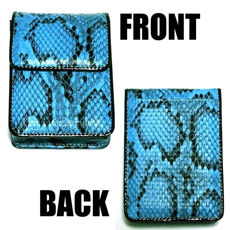 シガレットケース レディース パイソン 型押し タバコケース ピンク