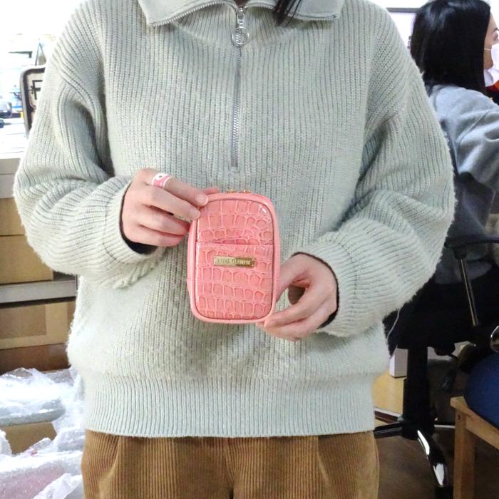 JIKO タバコポーチ シガレットポーチ レディース タバコポーチ 可愛い エナメルクロコ