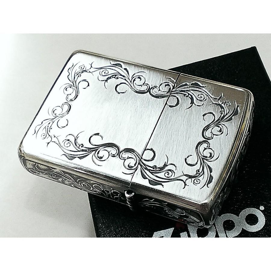 ZIPPO アーマー ジッポ ライター アラベスク 5面彫刻 アンティーク 