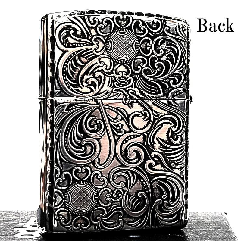 ZIPPO（ジッポー） アーマー ジッポ ライター 銀古美 フローラル