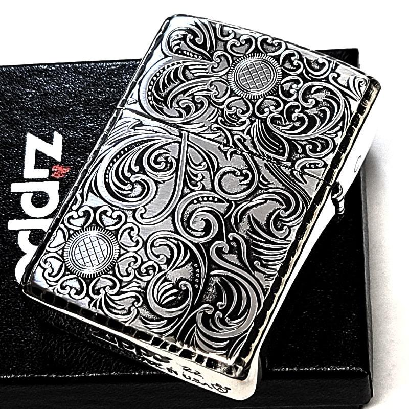 ZIPPO（ジッポー） アーマー ジッポ ライター 銀古美 フローラル