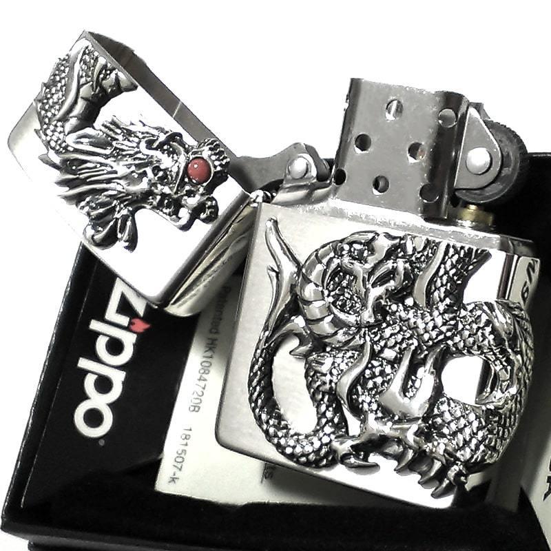 ZIPPO（ジッポー） ライター かっこいい ジッポ 和柄 龍 ドラゴン