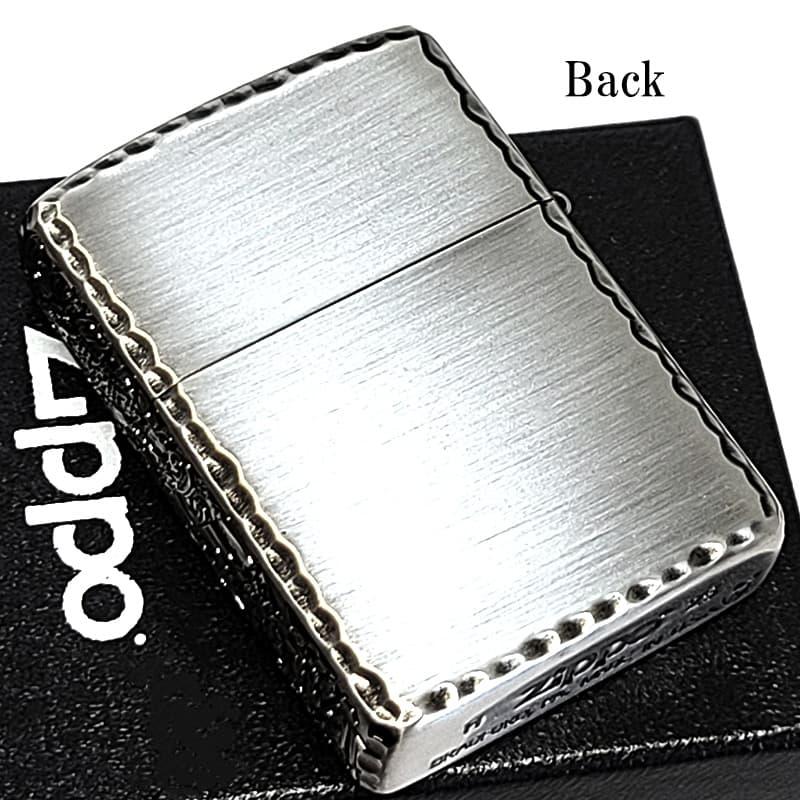ZIPPO（ジッポー） アーマー 限定 3面彫刻 昇鯉 アンティークシルバー