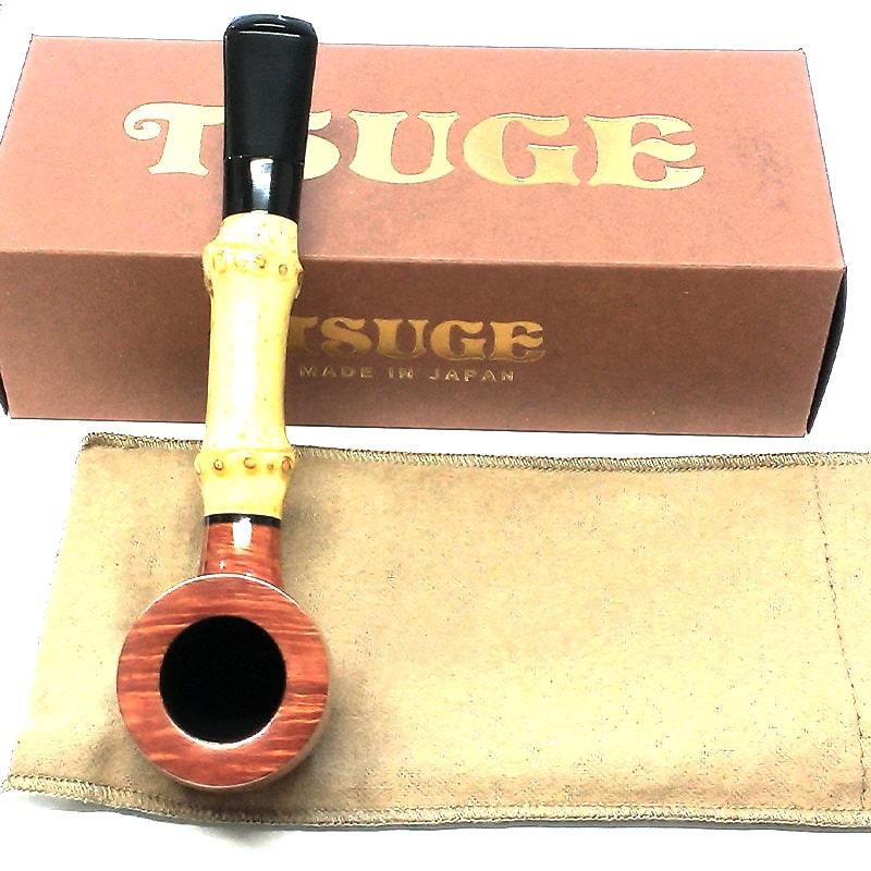 パイプ 喫煙具 TSUGE バンブー ストレート スムース 根竹 ツゲ 柘