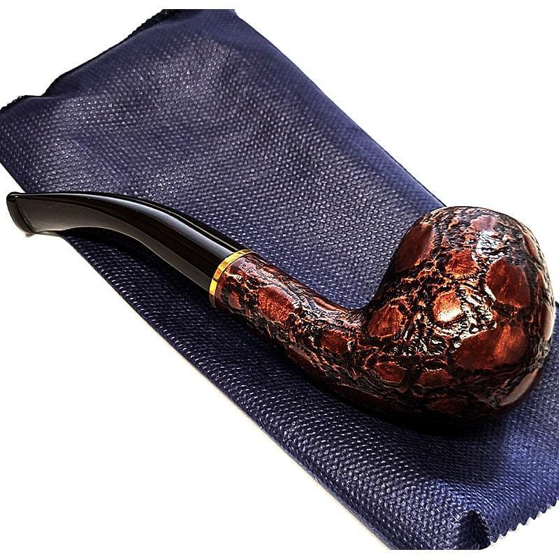 パイプ SAVINELLI アリゲーター 677 おしゃれ ブラウン イタリア製