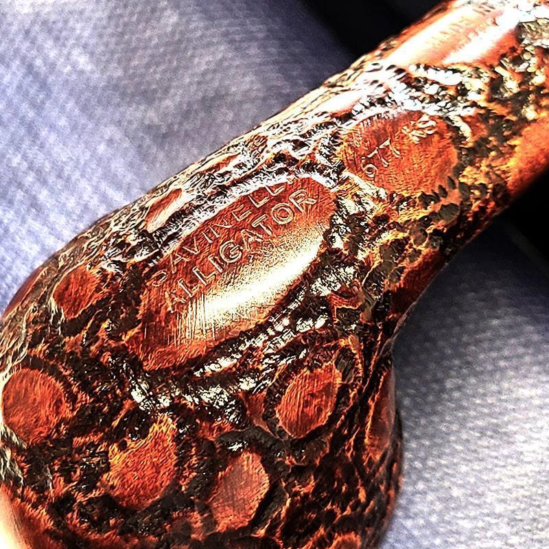 パイプ SAVINELLI アリゲーター 677 おしゃれ ブラウン イタリア製