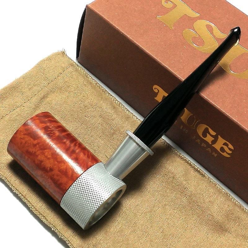 パイプ 喫煙具 TSUGE ツゲ G9 ザ ローレット スムース ブラウン 茶
