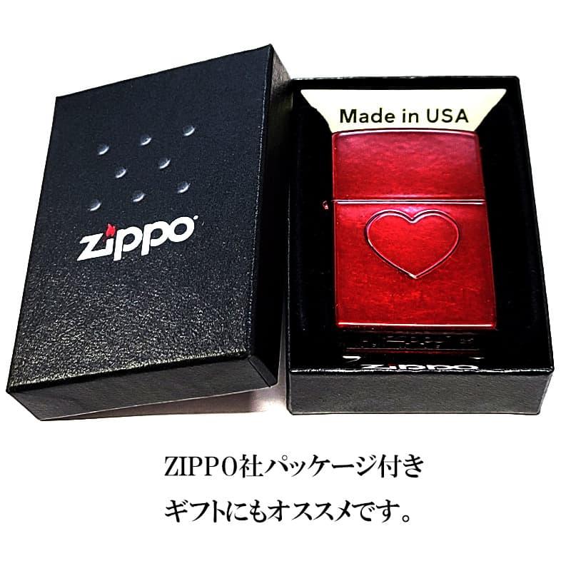 ZIPPO（ジッポー） キャンディアップルレッド ハート おしゃれ