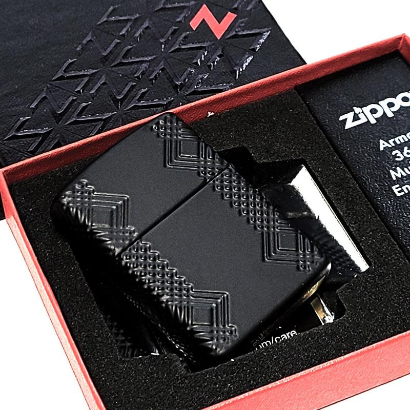 ZIPPO（ジッポー） アーマー マットブラックLIMITED 360°マルチカット