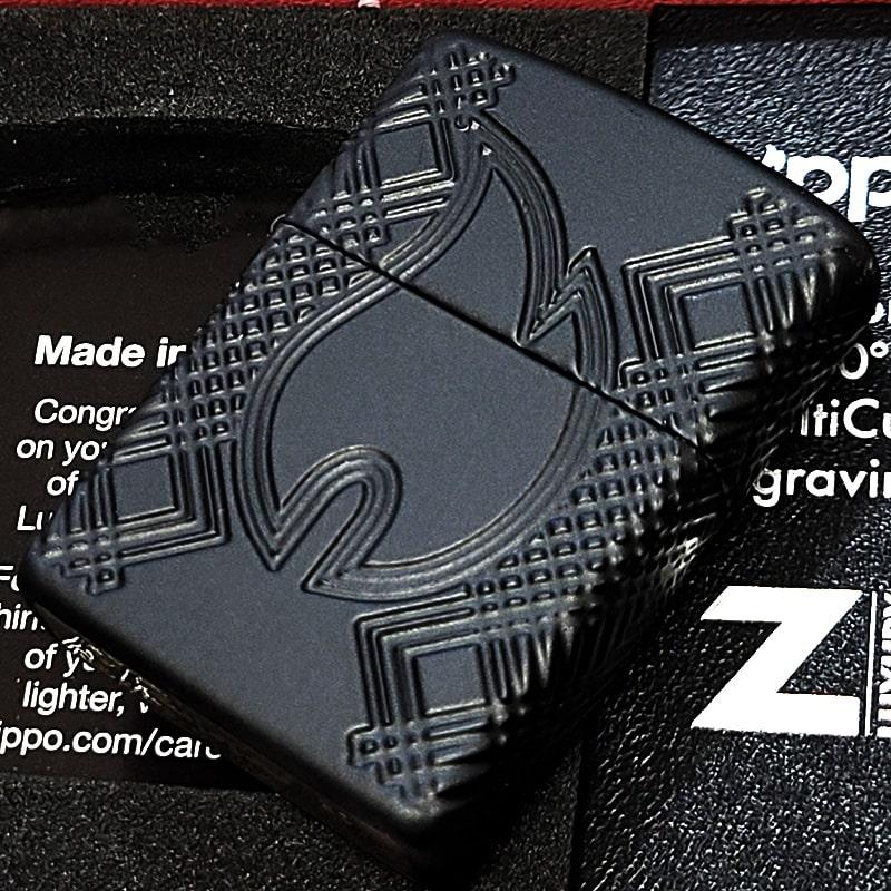 ZIPPO（ジッポー） アーマー マットブラックLIMITED 360°マルチカット