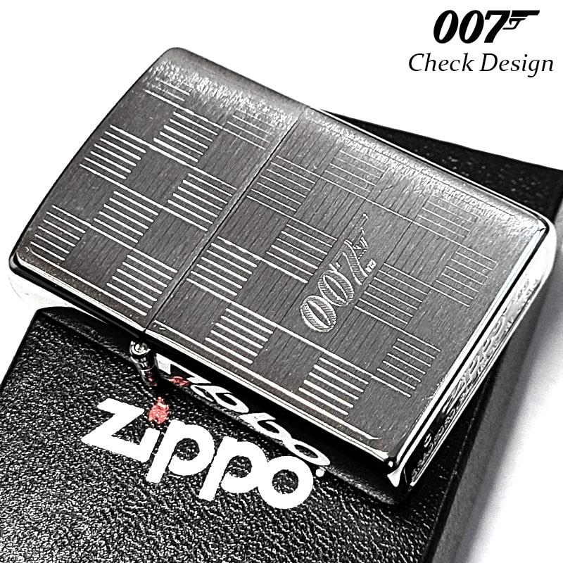 ZIPPO（ジッポー） ライター シルバーサテン 007 チェックデザイン