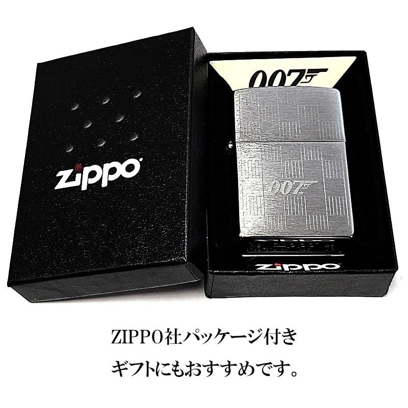 ZIPPO（ジッポー） ライター シルバーサテン 007 チェックデザイン
