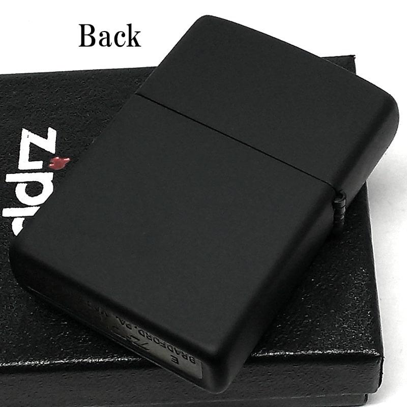 ZIPPO（ジッポー） ライター ジッポロゴ メタル マットブラック 艶消し