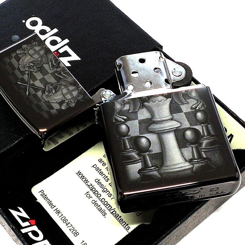 ZIPPO（ジッポー） ライター ブラックアイス チェスデザイン ジッポ