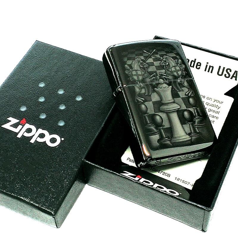 ZIPPO（ジッポー） ライター ブラックアイス チェスデザイン ジッポ