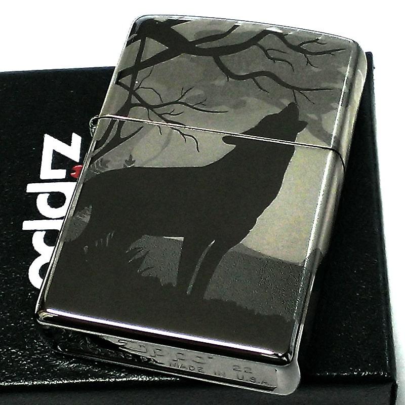 ZIPPO ライター WOLVES DESIGN ジッポ ウルフ 狼 ブラックアイス ZIPPO ライター WOLVES DESIGN ジッポ ウルフ 狼 ブラックアイス