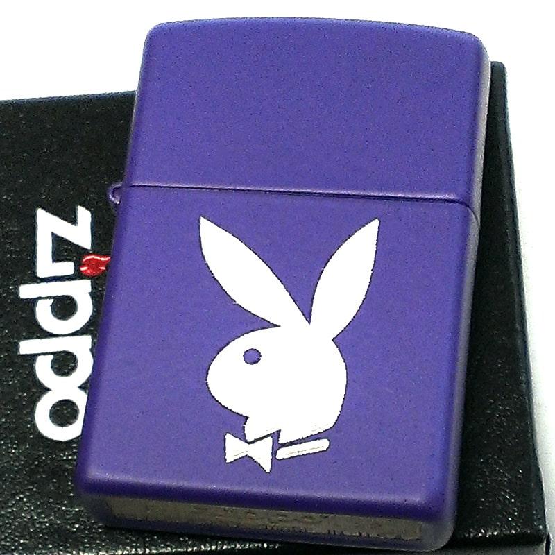 Zippo プレイボーイ　2005年製　送料込み ZIPPO（ジッポー） ZIPPO PLAYBOY ライター プレイボーイ 紫 艶消し