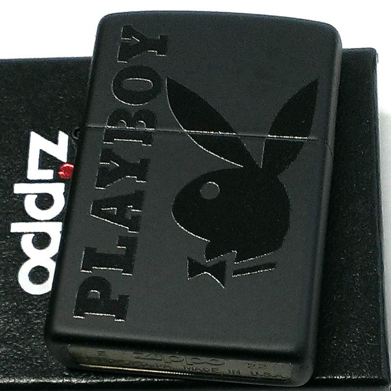 ZIPPO（ジッポー） ZIPPO PLAYBOY ライター プレイボーイ ブラック 艶