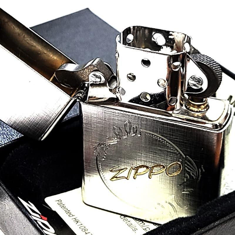 ZIPPO（ジッポー） クラシック ブラッシュクローム ジッポ ライター 銀 