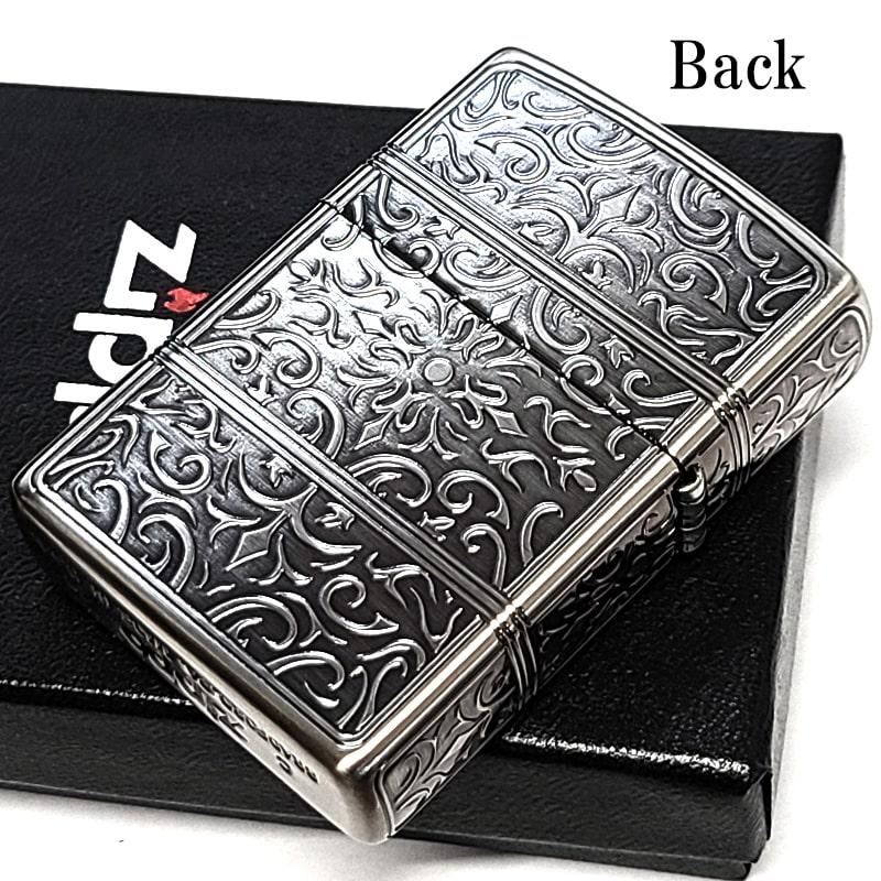 ZIPPO（ジッポー） ライター アラベスク ジッポ シルバー 4面精密彫刻