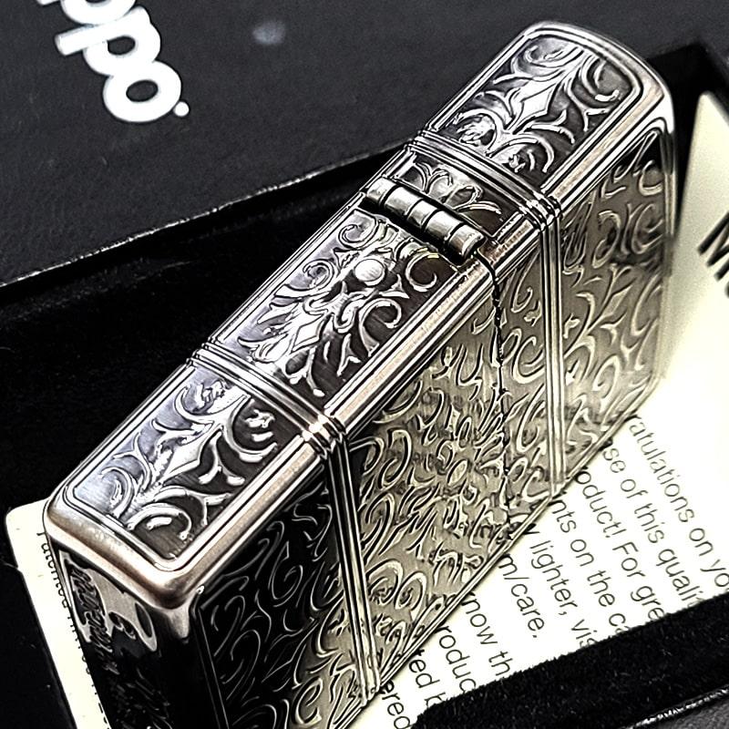 ZIPPO（ジッポー） ライター アラベスク ジッポ シルバー 4面精密彫刻