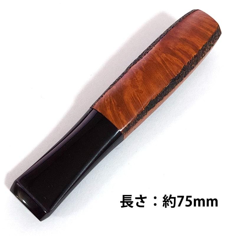 シガレットホルダー ブライヤー 八角中 TSUGE たばこ ホルダー ツゲ ブラック ブラウン おしゃれ 喫煙具 ギフト メンズ｜hayamipro｜02