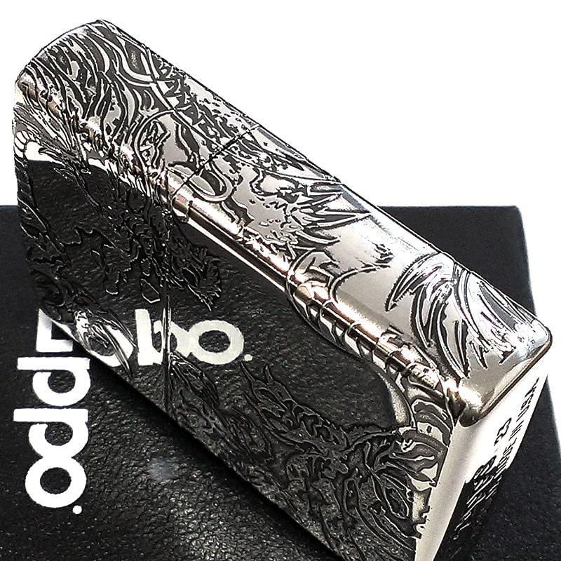 ZIPPO（ジッポー） ライター 五面龍虎 かっこいい エッチング 彫刻