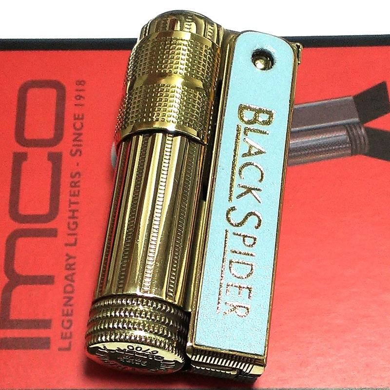 オイルライター フリント式 イムコ ブラックスパイダー アイス