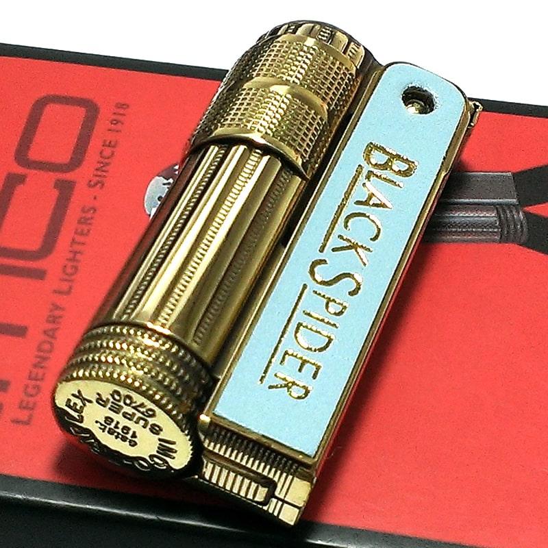 オイルライター フリント式 イムコ ブラックスパイダー アイス