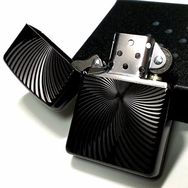 ZIPPO（ジッポー） アーマー ブラックチタンウェーブ ジッポ ライター 