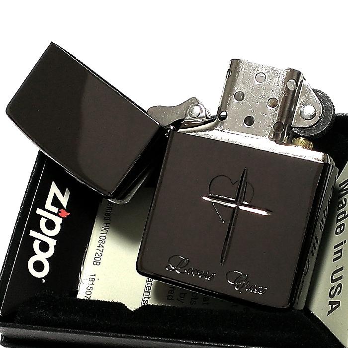 ZIPPO（ジッポー） ジッポ クロス ハート ラバーズ 彫刻 ライター