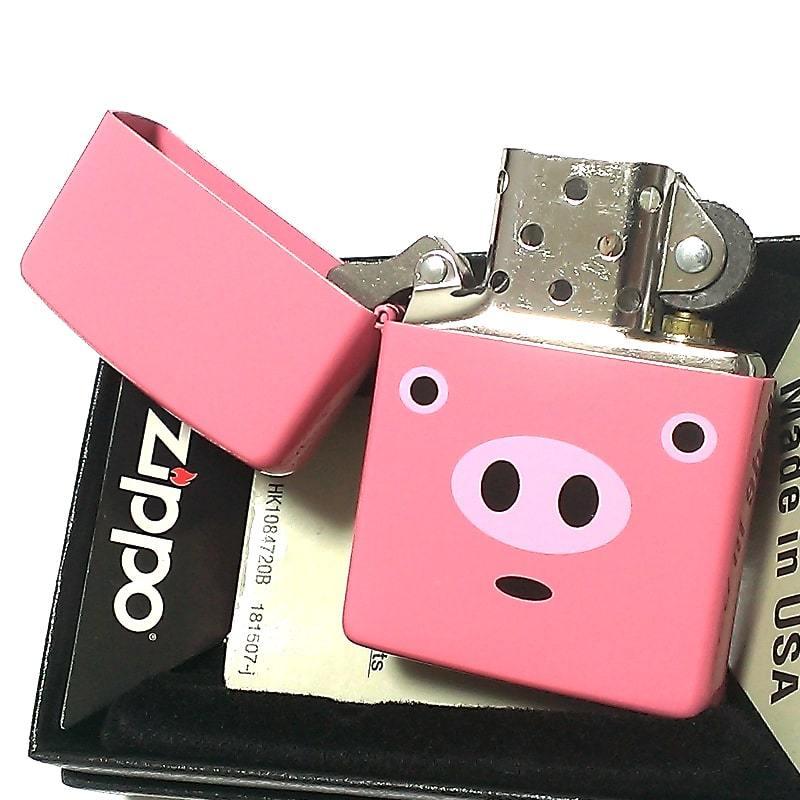 ZIPPO（ジッポー） ライター ブタ アニマルシリーズ ピンク ジッポ 豚 
