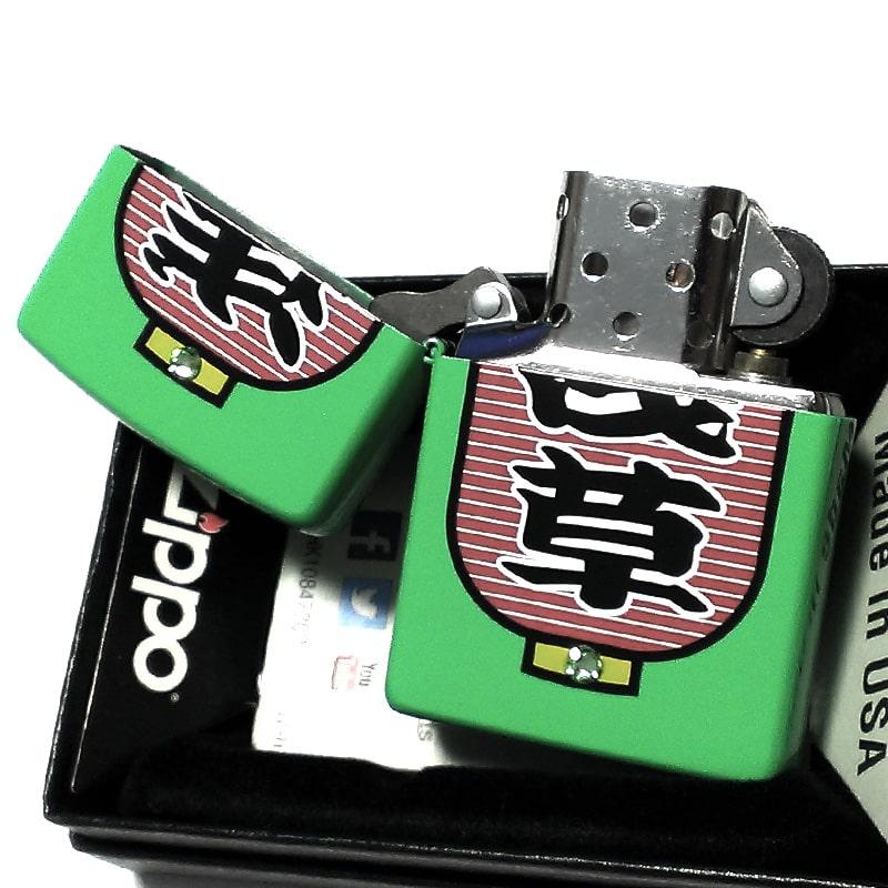 ZIPPO（ジッポー） 特価69％OFF ZIPPO ライター 提灯 浅草 漢字 和柄