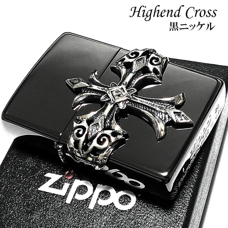 ZIPPO ライター ジッポ ハイエンドクロス スワロフスキー入り 黒ニッケル シルバーメタル スクエアスワロ かっこいい ブラック :  64170398 : Zippoタバコケース喫煙具のハヤミ - 通販 - Yahoo!ショッピング