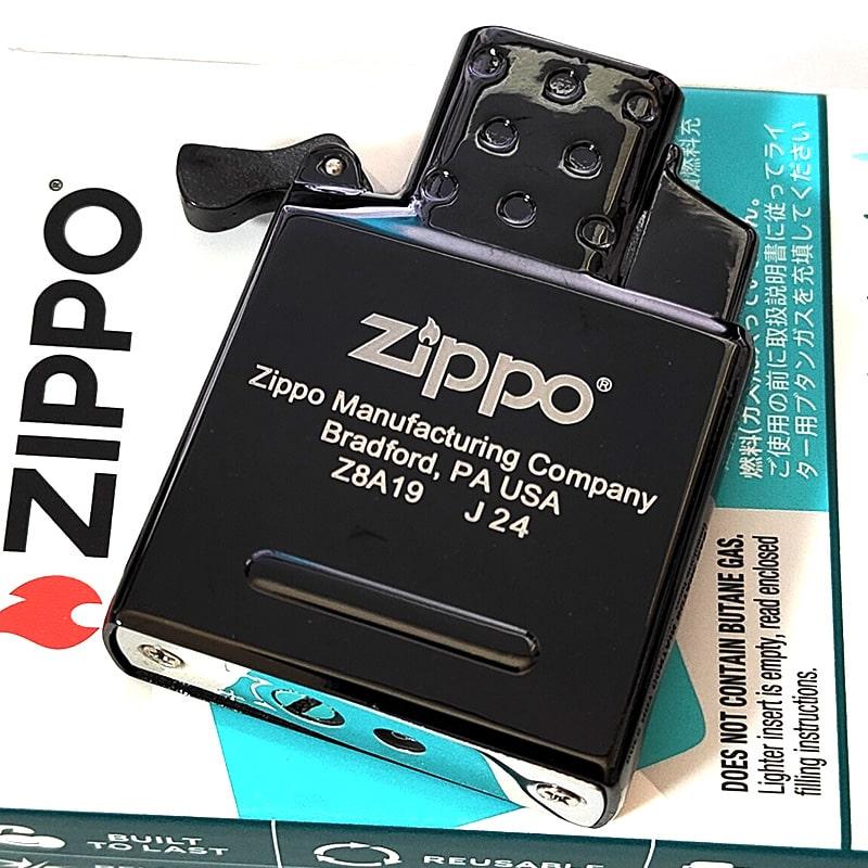 ZIPPO インサイドユニット 交換 ブラック ガスライター シングル