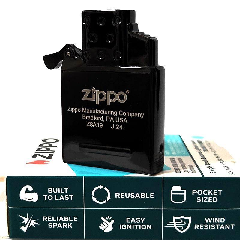 ZIPPO（ジッポー） インサイドユニット 交換 ブラック ガスライター