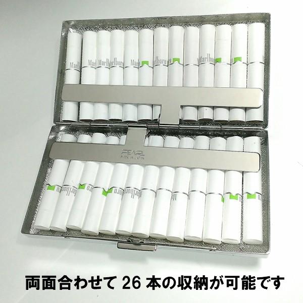 iQOS アイコス ヒートスティック専用 ケース 26本収納 シルバー 日本製