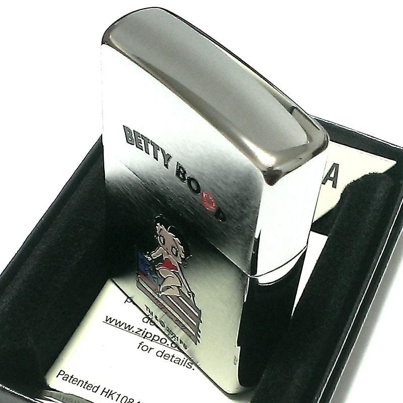 ZIPPO ライター Betty Boop 可愛い 90周年 フラッグ ベティ・ブープ ジッポー キャラクター アニメ ベティちゃんの画像
