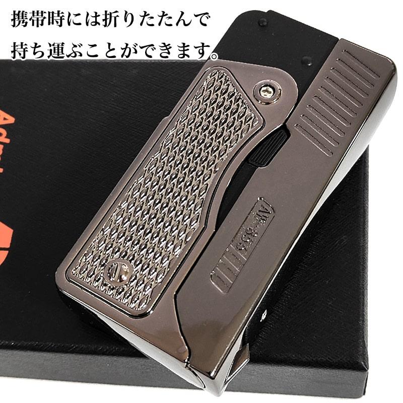 ガスライター ツーウェイピストル ガンメタル クロスアーク USB