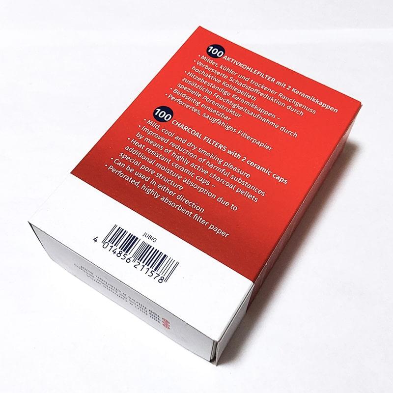 パイプ フィルター 9ミリ 100本 Dr パール カーボン VAUEN ファウエン