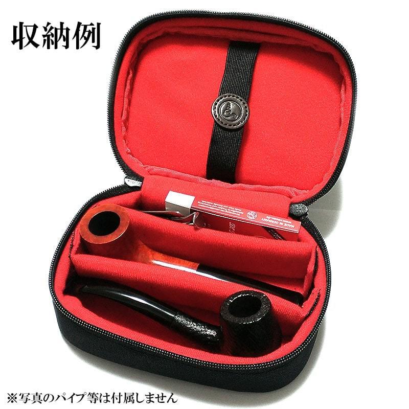 パイプバッグ トロイ ポーチ ブラック ロゴマーク入り 喫煙具 TOROY