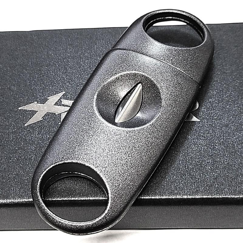 ザイカー 葉巻用 V刃 シガーカッター ガンメタ かっこいい XiKAR 葉巻