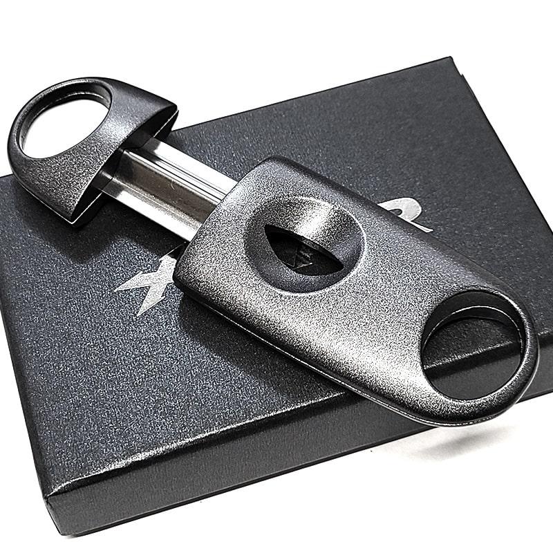 ザイカー 葉巻用 V刃 シガーカッター ガンメタ かっこいい XiKAR 葉巻