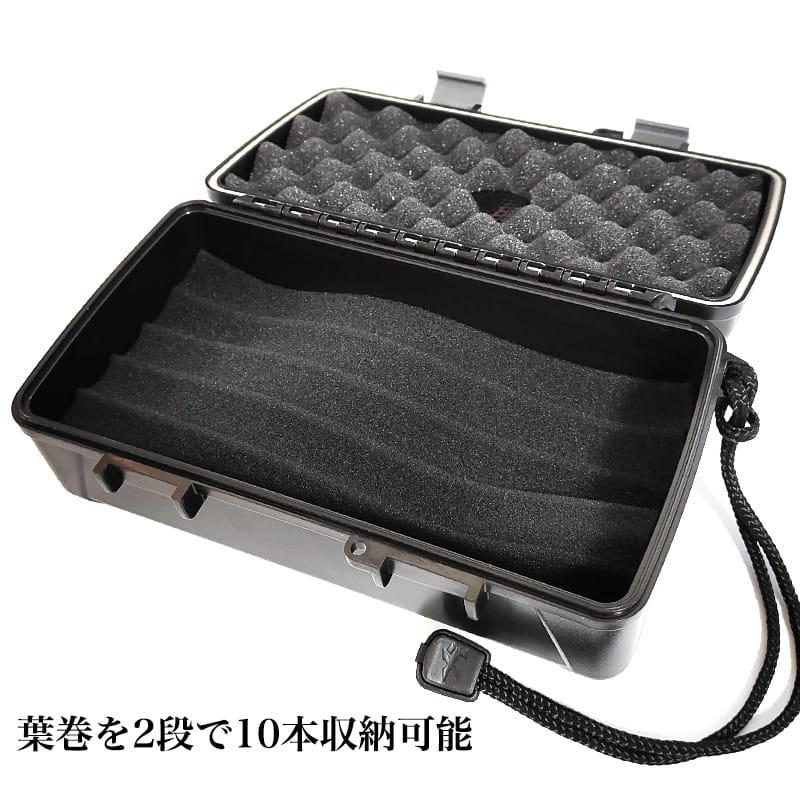 ヒュミドール ザイカー トラベル シガーボックス 10本用 葉巻 旅行