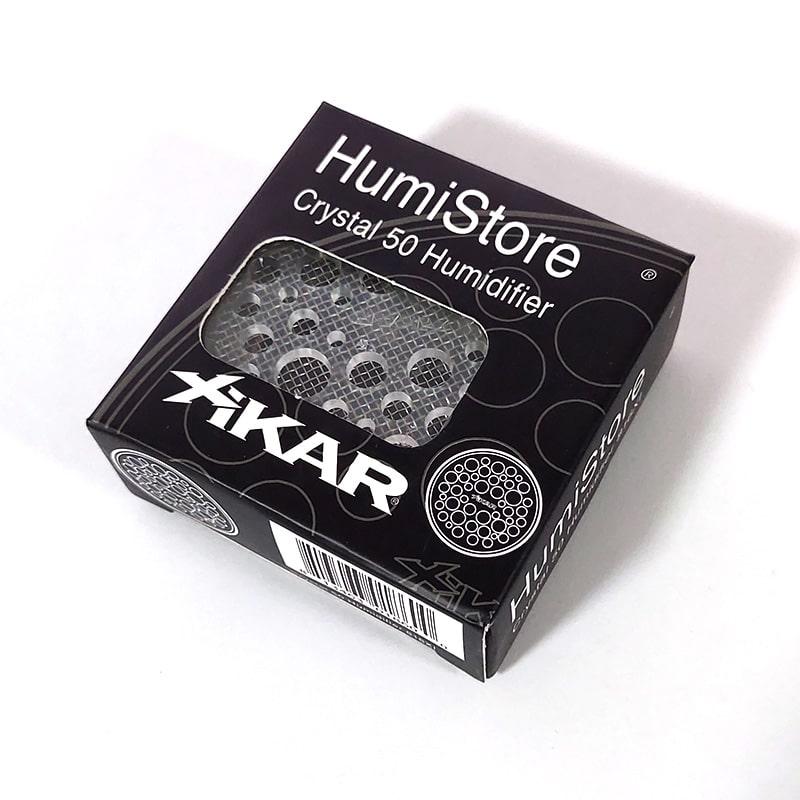 キャビスパ★ジェル付き★美品 ザイカー ヒュミストア クリスタル50 たばこ用加湿器 喫煙具 ジェル