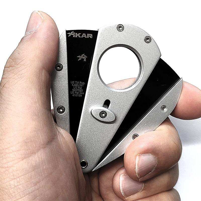 ザイカー 葉巻カッター 21mm オートマチック式 XiKAR 361シルバー 葉巻