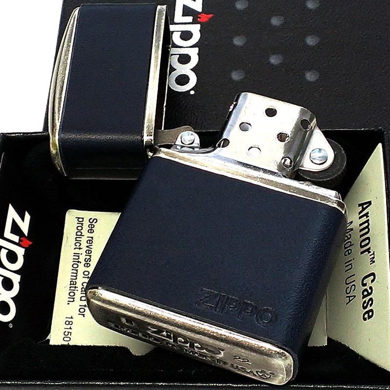 ZIPPO（ジッポー） ライター アーマー クラシックレザー 牛革 ダーク 