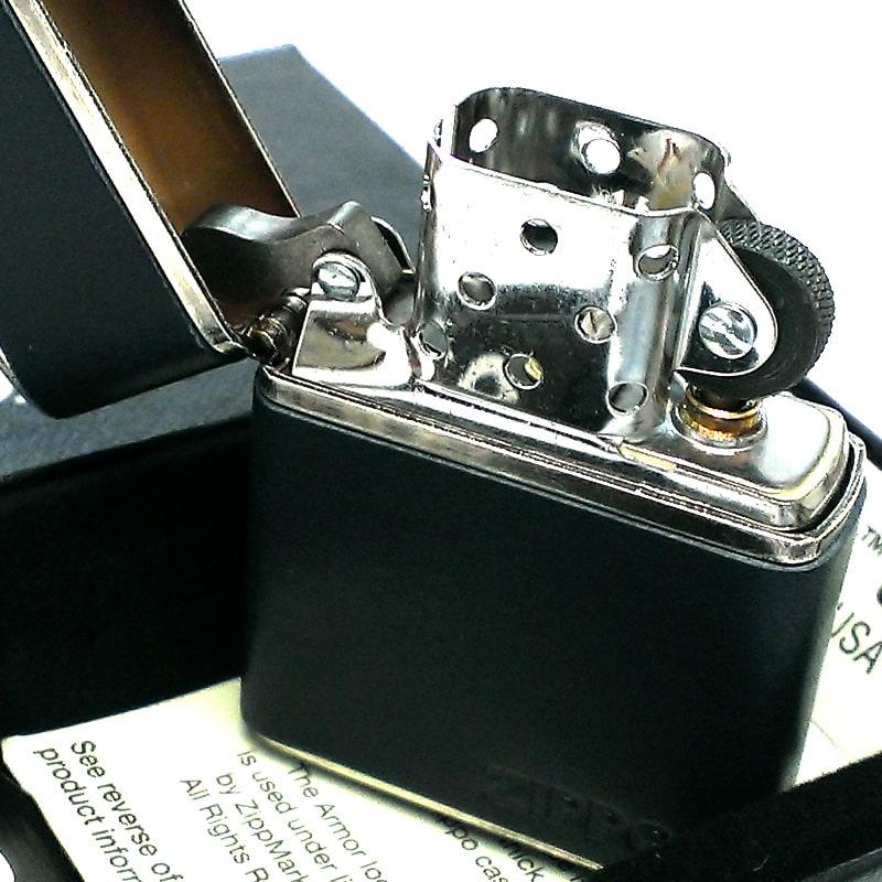 ZIPPO（ジッポー） ライター アーマー クラシックレザー 牛革 ダーク 